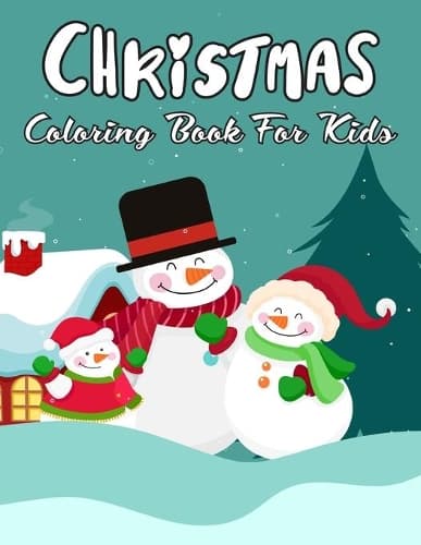 Cover of Christmas Coloring Book For Kids