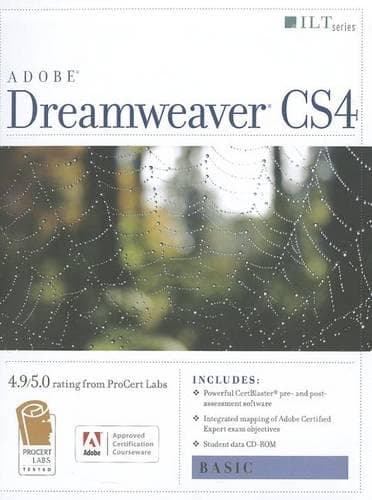 Cover of Adobe Dreamweaver CS4, Basic, ACE Edition