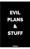 Cover of Evil Plans And Stuff