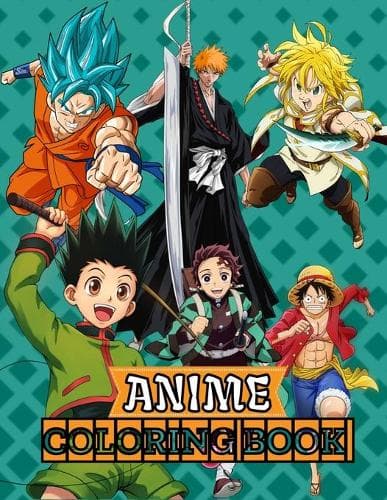 Cover of Anime Coloring Book