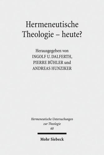 Cover of Hermeneutische Theologie - heute?