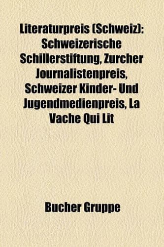 Cover of Literaturpreis (Schweiz)
