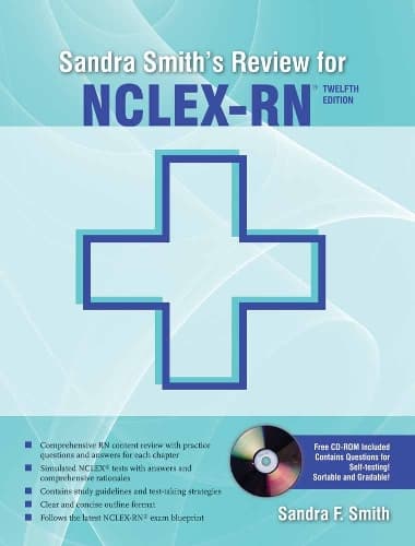 Cover of Sandra Smith's Review for NCLEX-RN