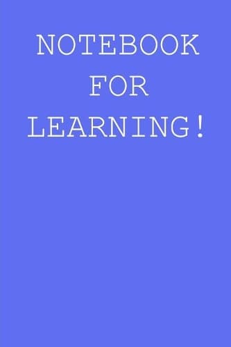 Cover of Notebook for learning!