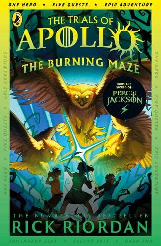 Cover of The Burning Maze (The Trials of Apollo Book 3): (3 The Trials of Apollo)