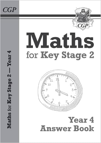 Cover of KS2 Maths Answers for Year 4 Textbook