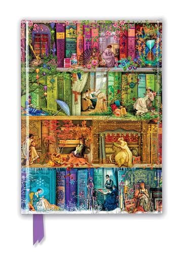 Cover of Aimee Stewart: A Stitch in Time Bookshelves (Foiled Journal)