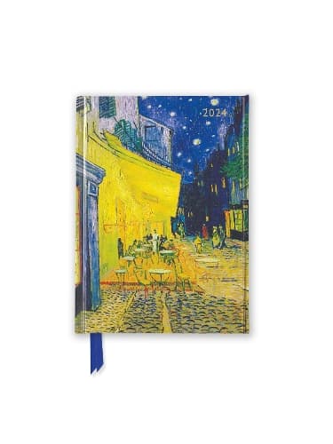 Cover of Vincent van Gogh: Café Terrace 2024 Luxury Pocket Diary - Week to View