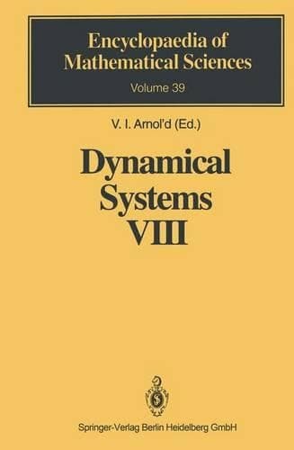 Cover of Dynamical Systems VIII