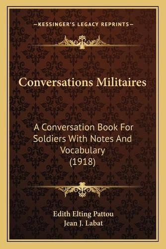 Cover of Conversations Militaires