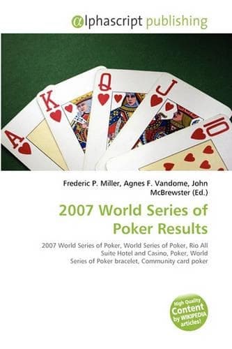 Cover of 2007 World Series of Poker Results