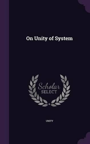 Cover of On Unity of System