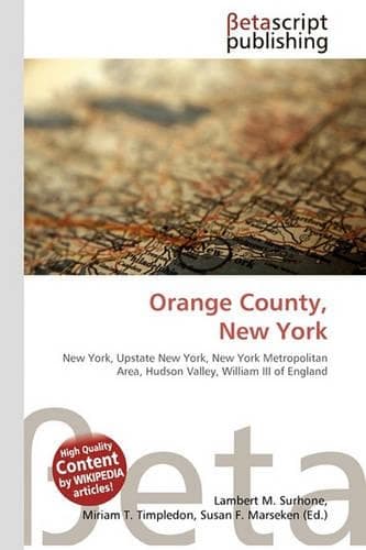 Cover of Orange County, New York