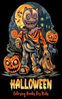 Cover of Halloween Coloring Book For Kids