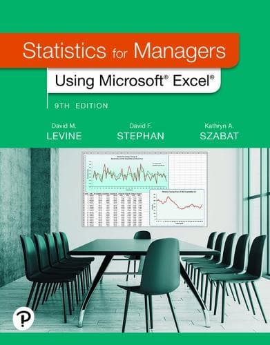 Cover of Study Guide and Solutions Manual for Statistics for Managers Using Microsoft Excel