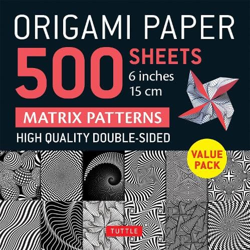 Cover of Origami Paper 500 sheets Matrix Patterns 6" (15 cm)