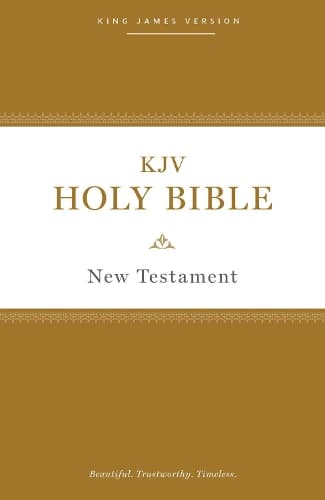 Cover of KJV Holy Bible: New Testament Paperback, Comfort Print: King James Version