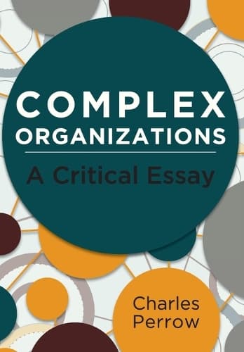 Cover of Complex Organizations