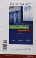 Cover of Statistics for Managers Using Microsoft Excel, Student Value Edition Plus Mylab Statistics with Pearson Etext -- Access Card Package