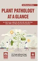 Cover of Plant Pathology at a Glance: For ICARs Exams AIEEA PG JRF SRF NET ARS IARI Ph.D SAUs UPSC and Allied Agricultural Examinations (9789354614033) 2nd Revised edn