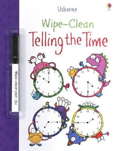 Cover of Wipe-Clean Telling the Time