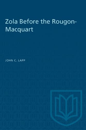 Cover of Zola Before the Rougon-Macquart