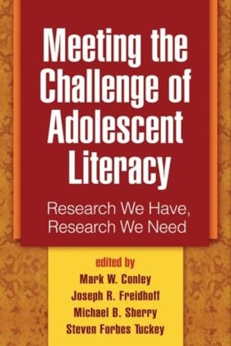 Cover of Meeting the Challenge of Adolescent Literacy: Research We Have, Research We Need: Research We Have, Research We Need