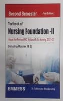 Cover of Textbook of Nursing Foundation-II Asper the Revised INC Syllabus B.Sc Nursing 2021-22