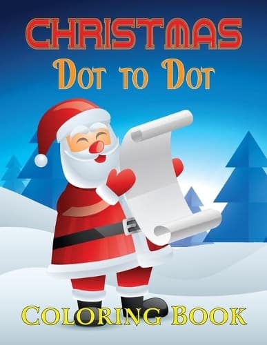 Cover of Christmas Dot to Dot Coloring Book