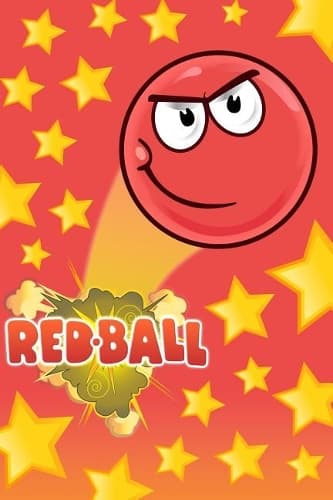 Cover of Red Ball - Awesome Bounce - Red Ball 4 Lined Journal Notebook