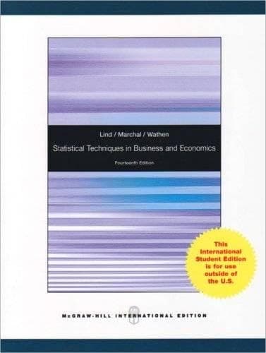 Cover of Statistical Techniques in Business and Economics