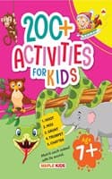 Cover of Brain Activity Book for Kids - 200+ Brain Boosting Activities for Age 7+ - Kids Activity Book - Early Learning - Activities for Children - Maths, English, Mazes, Spot the Differences, Word Search