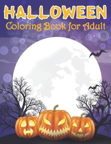 Cover of Halloween Coloring Book for Adult