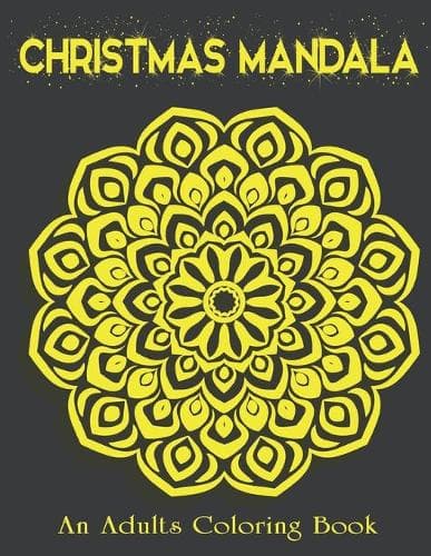 Cover of Christmas Mandala An Adult Coloring Book