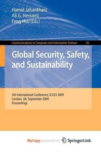 Cover of Global Security, Safety, and Sustainability