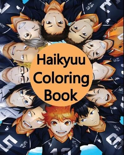 Cover of Haikyuu Coloring Book