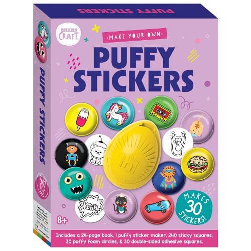 Cover of Curious Craft Make Your Own Puffy Stickers