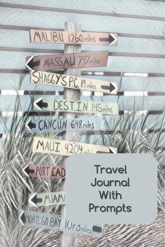 Cover of Travel Journal with Prompts