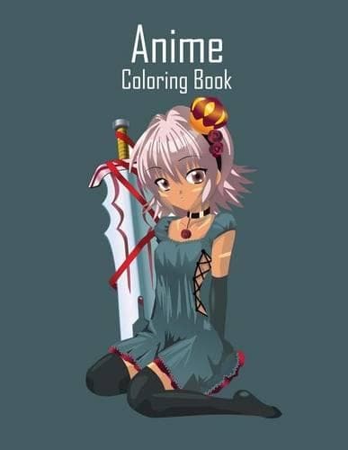 Cover of Anime Coloring Book