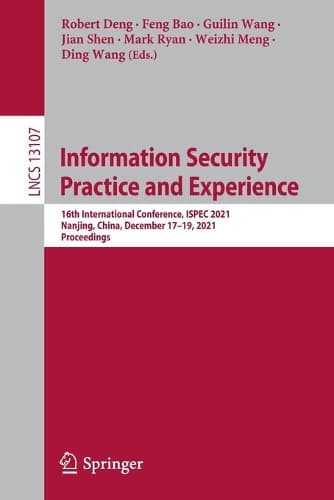 Cover of Information Security Practice and Experience