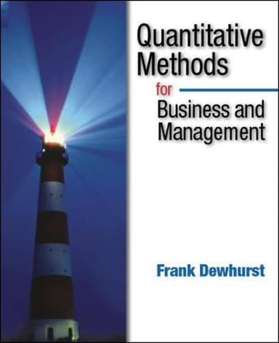 Cover of Quantitative Methods for Business Management