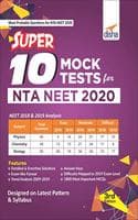 Cover of Super 10 Mock Tests for NTA NEET 2020