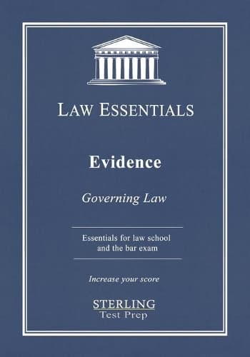 Cover of Evidence, Law Essentials