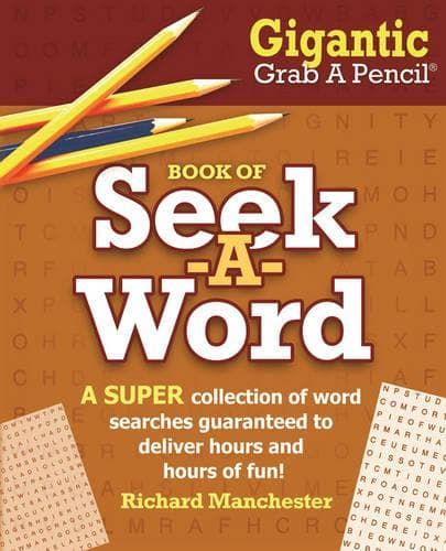 Cover of Gigantic Grab A Pencil Book of Seek-A-Word