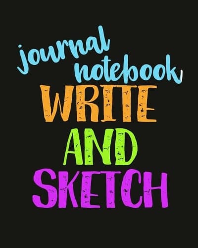Cover of Journal Notebook Write And Sketch