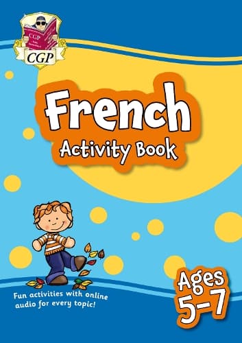 Cover of French Activity Book for Ages 5-7 (with Online Audio)