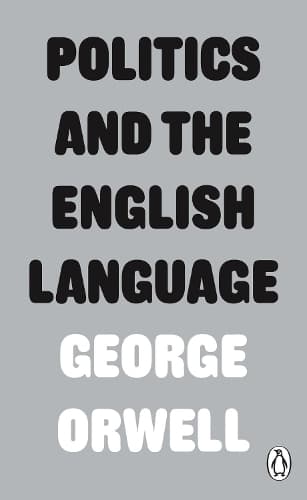 Cover of Politics and the English Language