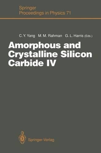 Cover of  Amorphous and Crystalline Silicon Carbide IV