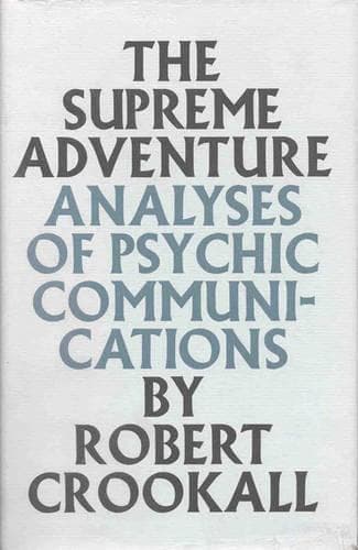 Cover of The Supreme Adventure: Analyses of Psychic Communications