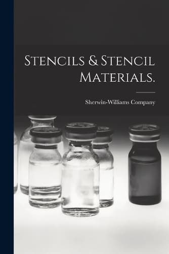 Cover of Stencils & Stencil Materials.